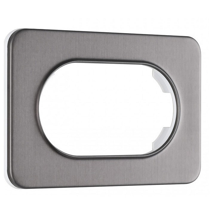 Рамка для двойной розетки arte milano am-502.07 502.07-double.grey